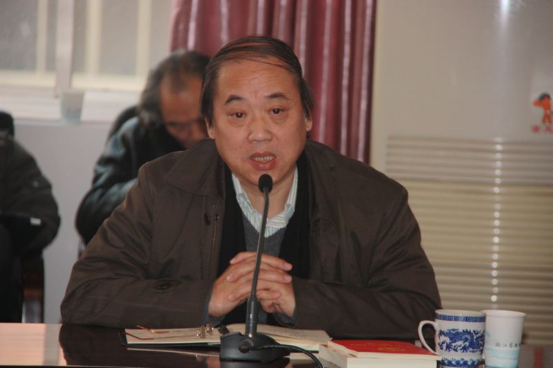 党委书记林国荣发言